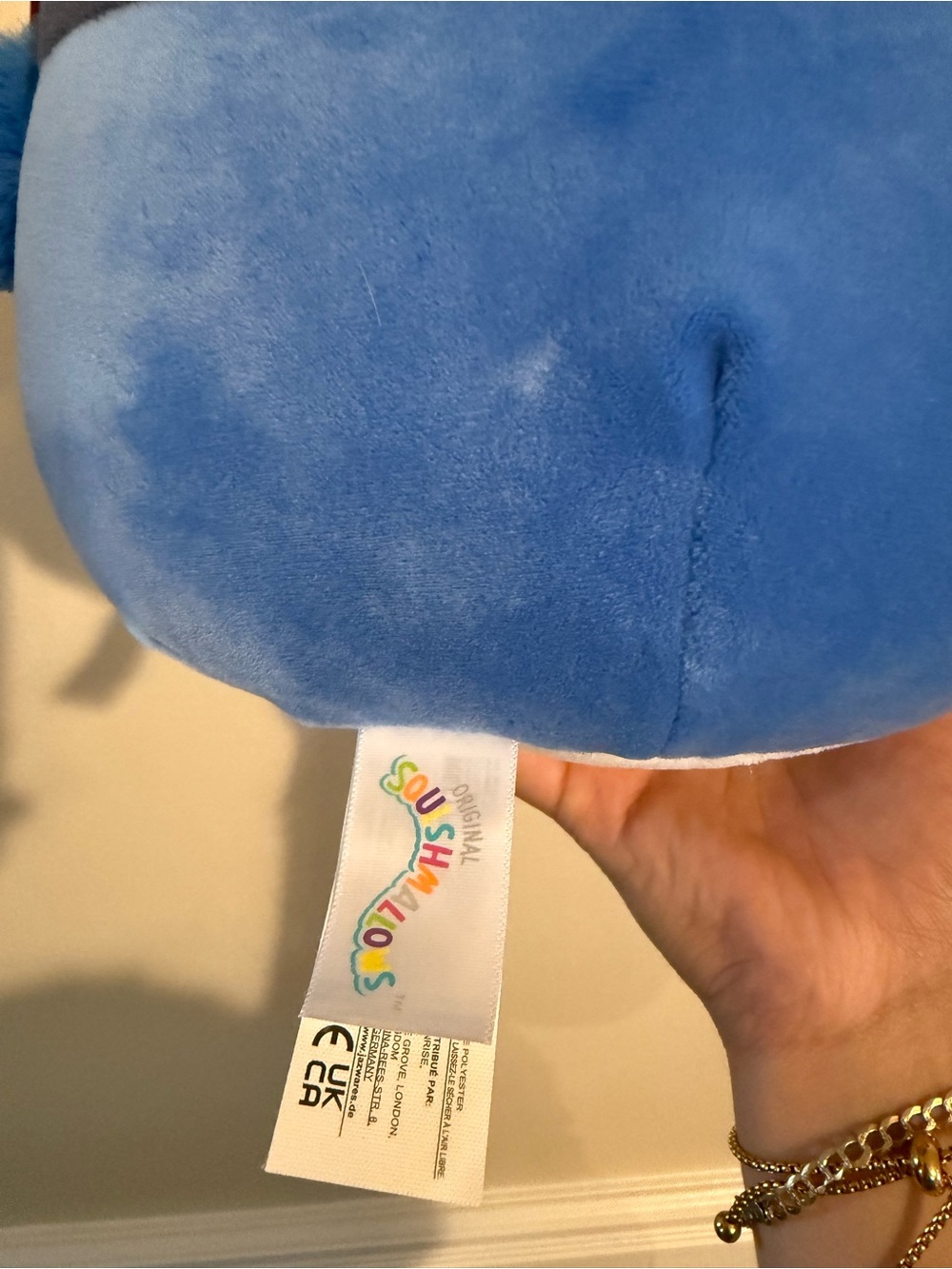 Squishmallows Babs Blue Jay Valentine’s Heart Plush NWT Tagged - Picture 4 of 5